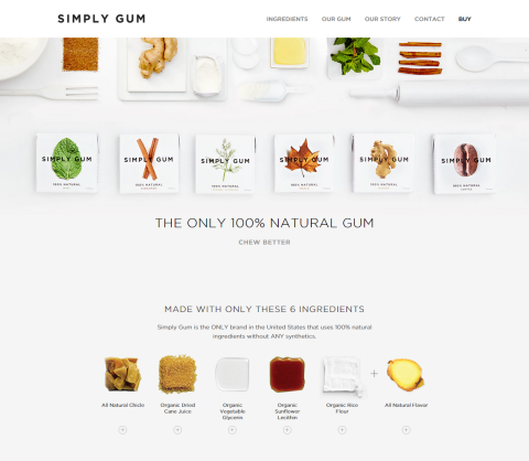 Simply Gum – The Only 100% Natural Chewing Gum