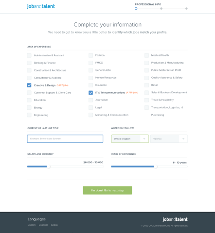 Signup Funnel Redesign